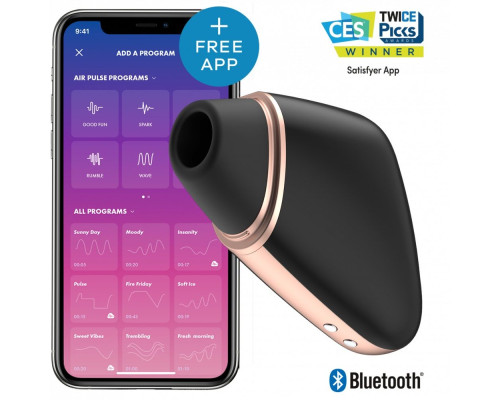 Черный вакуум-волновой вибростимулятор Satisfyer Love Triangle