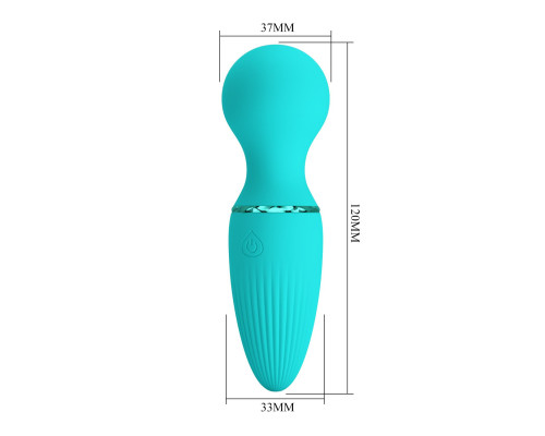 Аквамариновый мини-wand Dwayne - 12 см.