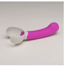 Розовая насадка Reach для массажёра Revel Body - 14 см.