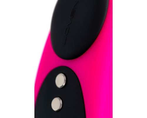 Розово-черный вибростимулятор в трусики Lovense Ferri