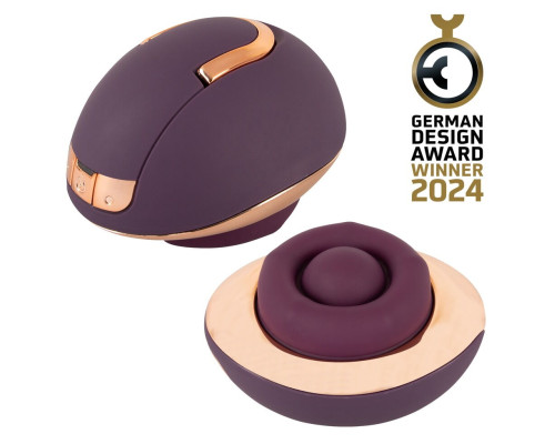 Фиолетовый вращающийся массажёр для вульвы Rotating Vulva Massager