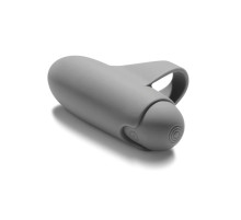 Серая вибронасадка на палец Better Than Your Ex