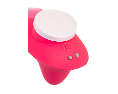 Розовый вибровкладыш в трусики с вакуум-волновой стимуляцией Xiari