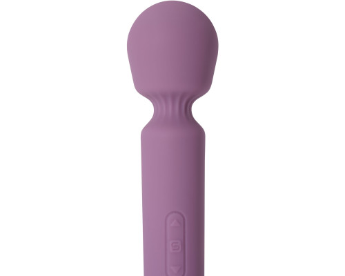 Сиреневый wand-массажер Mini Emma Neo - 14 см.
