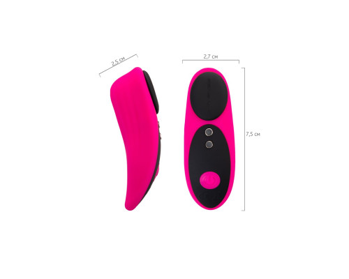 Розово-черный вибростимулятор в трусики Lovense Ferri