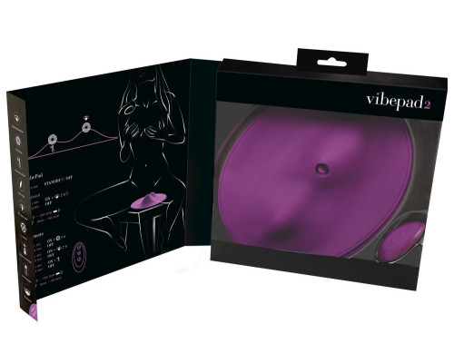 Фиолетовая подушка-вибромассажер Vibepad 2
