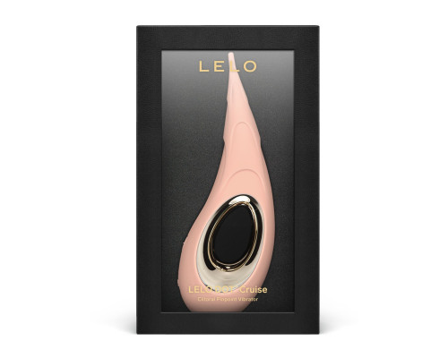 Бежевый вибромассажер для клитора Dot Cruise - 16,5 см.