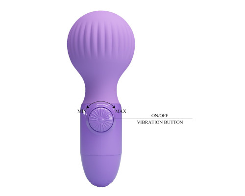 Сиреневый мини-вибратор Mini Stick Pro
