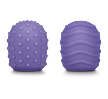 Набор из 2 фиолетовых текстурированных насадок для Le Wand Petite