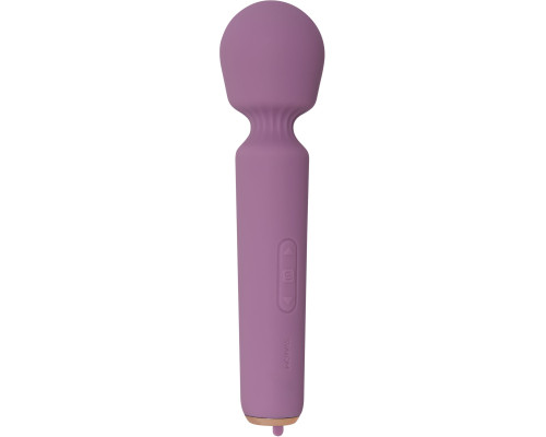 Сиреневый wand-массажер Mini Emma Neo - 14 см.
