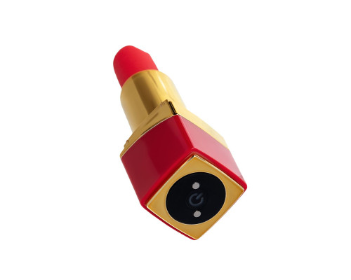 Красный вибратор-помада Pansies - 9 см.