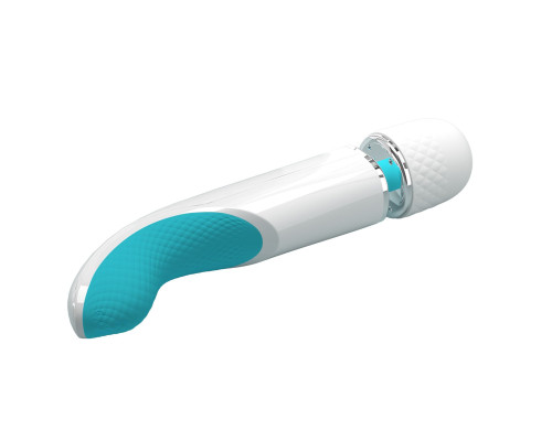 Белый wand-вибратор Azlins - 24 см.