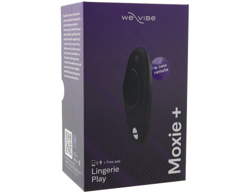 Черный вибратор We-Vibe Moxie+