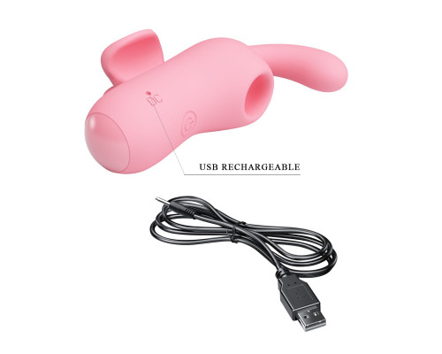 Розовый клиторальный стимулятор Magic Fairy