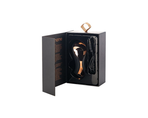 Чёрно-золотой клиторальный вибромассажер WANAME Surf