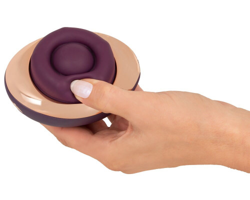 Фиолетовый вращающийся массажёр для вульвы Rotating Vulva Massager