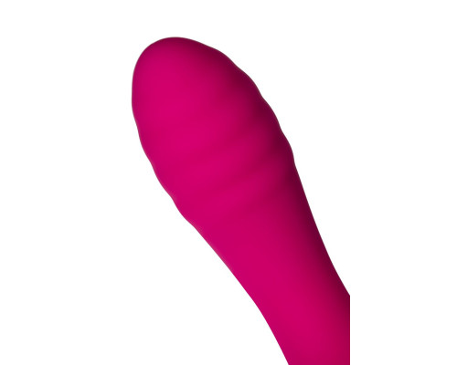 Ярко-розовый вибратор Danvi с вакуум-волновой стимуляцией