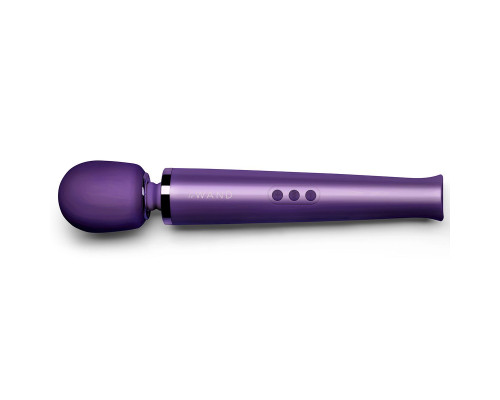 Фиолетовый вибратор Le Wand Rechargeable Vibrating Massager - 34 см.