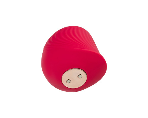 Красный вакуум-волновой стимулятор клитора Birdie