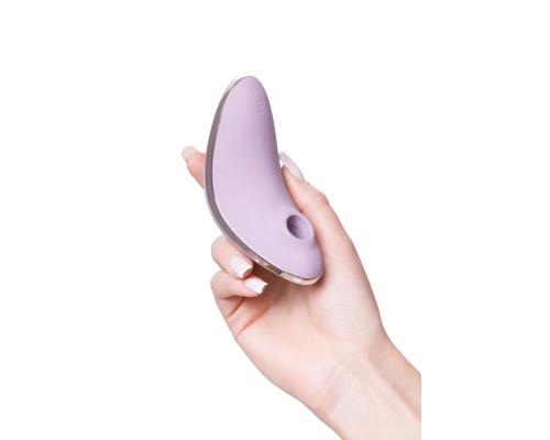 Сиреневый вакуум-волновой вибростимулятор клитора Satisfyer Vulva Lover 1