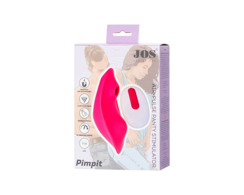 Розовый вкладыш в трусики с вакуум-волновой стимуляцией JOS Pimpit