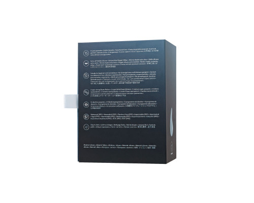 Голубой вибромассажер в форме капли Dew Drop