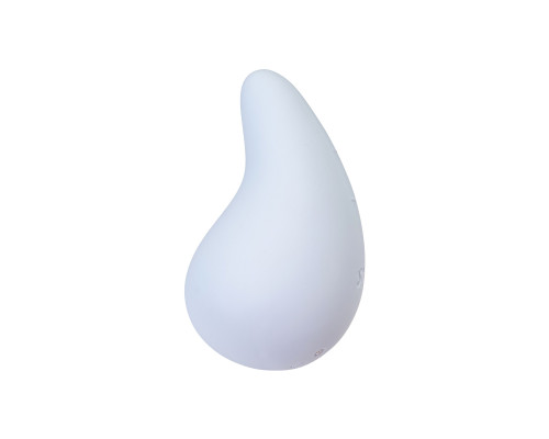 Голубой вибромассажер в форме капли Dew Drop
