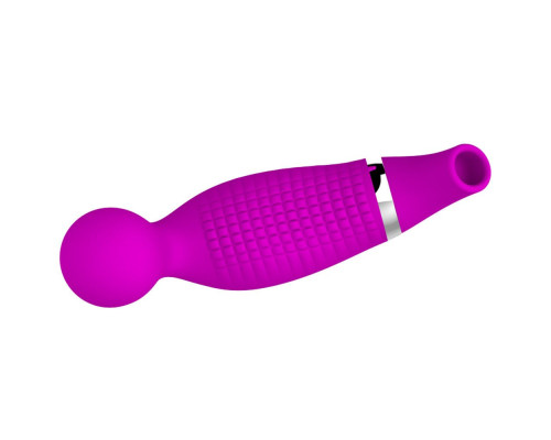 Двусторонний стимулятор Romance Pecker - с вибрацией и функцией всасывания