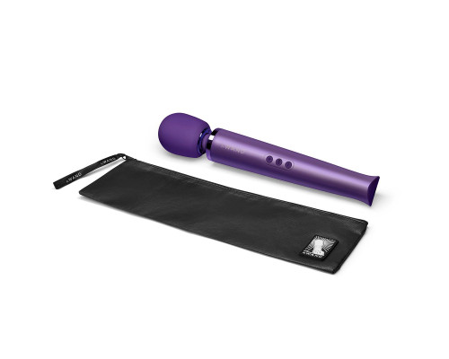 Фиолетовый вибратор Le Wand Rechargeable Vibrating Massager - 34 см.