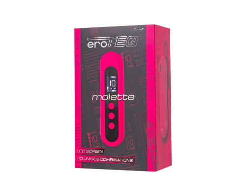 Ярко-розовый вакуум-волновой стимулятор Molette