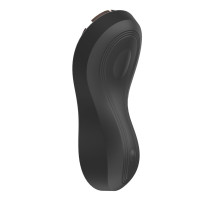 Черная вибровкладка в трусики - 9,3 см.