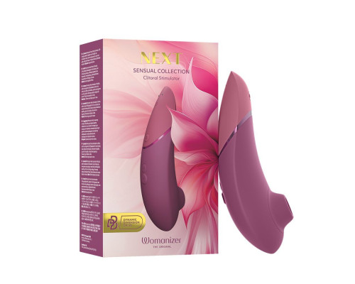 Грязно-розовый бесконтактный клиторальный стимулятор Womanizer Next