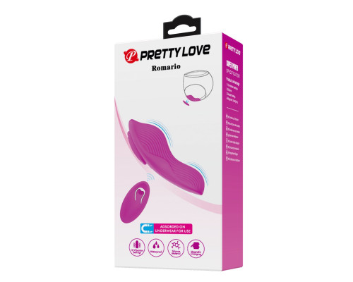 Лиловый вибратор в трусики Romario с пультом ДУ