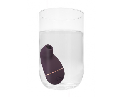 Фиолетовый клиторальный вакуум-волновой массажер Irresistible Kissable