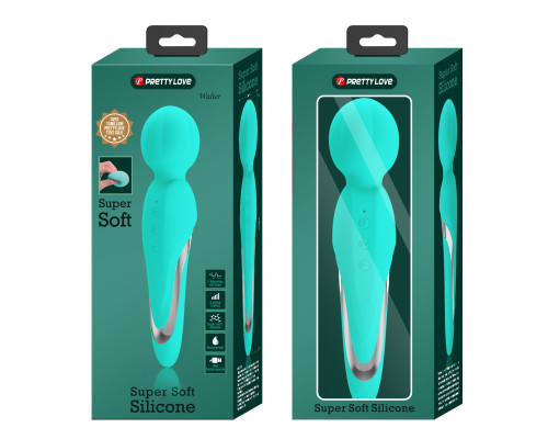 Бирюзовый жезловый вибратор Walter