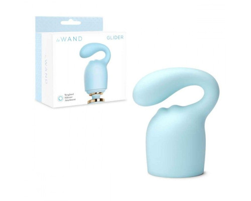 Голубая насадка Glider для массажера le Wand