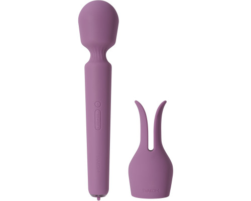 Сиреневый вибромассажёр Emma Neo 2 с функцией нагрева