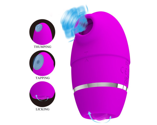 Лиловый стимулятор клитора 4-в-1 Shakira