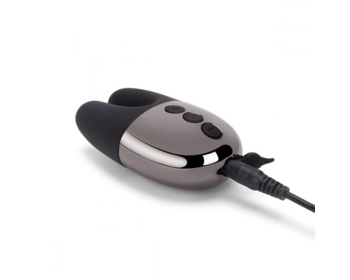 Черный вибратор с ушками Le Wand Double Vibe