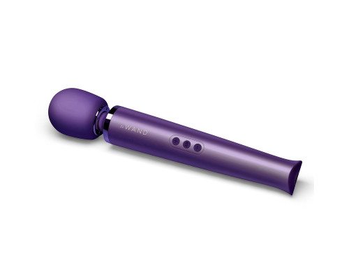 Фиолетовый вибратор Le Wand Rechargeable Vibrating Massager - 34 см.