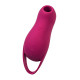 Малиновый вакуум-волновой стимулятор клитора с вибрацией Pocket Pro 1