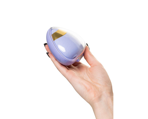 Сиреневый вибратор Crasatell с вакуум-волновой стимуляцией