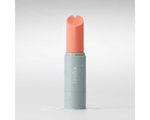 Вибратор в форме оранжевой помады IROHA Stick
