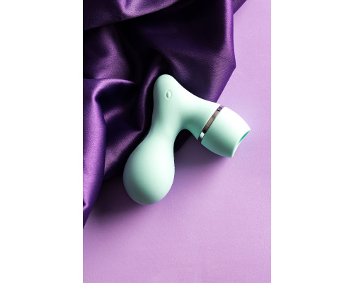 Мятный вакуум-волновой стимулятор клитора с язычком DINGO