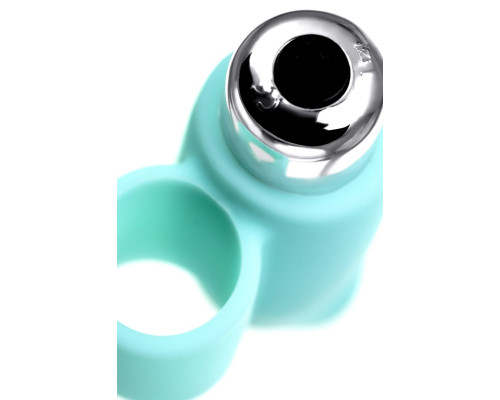 Мятная вибронасадка на палец для клиторальной стимуляции JOS BLISS - 9 см.