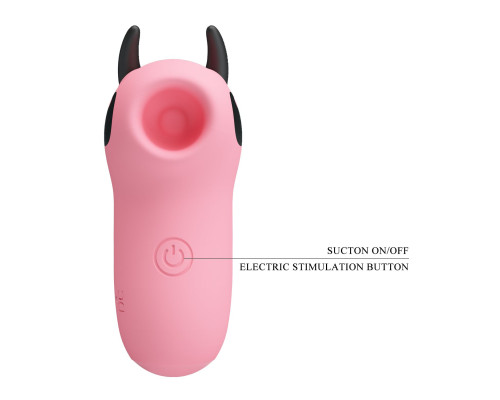 Розовый стимулятор клитора Magic Devil