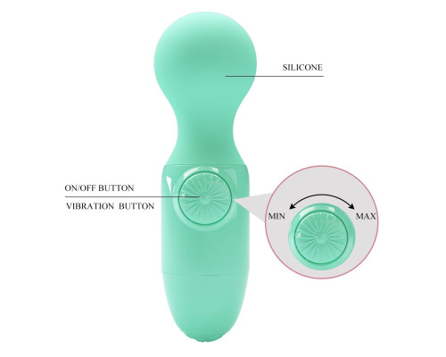 Мятный мини-вибратор с шаровидной головкой Mini Stick