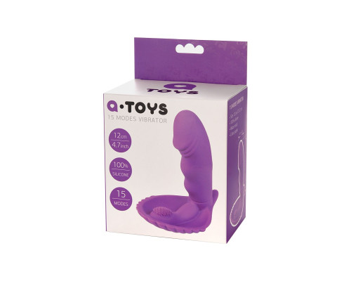 Фиолетовый вибратор для ношения в трусиках