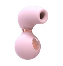 Розовый клиторальный вакуум-волновой массажер Irresistible Invincible