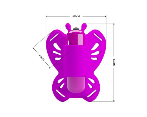 Лиловая вибробабочка на ремешках Sloane